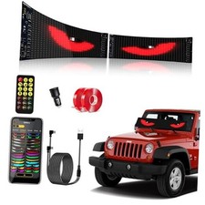 2 Pack Devil's Eye 23.4"x4.7" Led Eyes Animated for Car 23.4x4.7Inch-2PCS