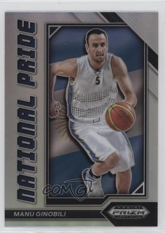2023 Panini Prizm Draft Picks National Pride Manu Ginobili #6 HOF