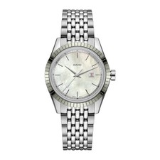 Rado HyperChrome Quartz White MOP Dial Stainless Steel Ladies Watch R33104918