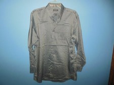 Mens Arrow Gray Dress Shirt Medium 32/33 15 1/2 Button Down Collar