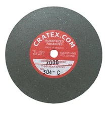 Cratex 3" Rubber Grinding Wheel Silicon Carbide, Coarse 304-C