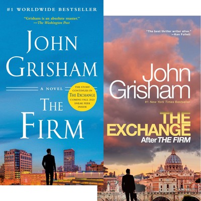 The Firm Series by John Grisham 2 Books set: The Firm & The Exchange