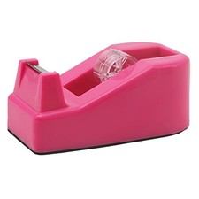 Desktop Tape Dispenser Heavy Duty Desk Accessories Floral Office Tape Red
