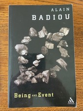 Being and Event by Alain Badiou and Oliver Fe...