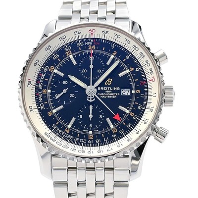 BREITLING Navitimer Chronograph GMT Black A24322121B2A1 A24322 Men's Watch 