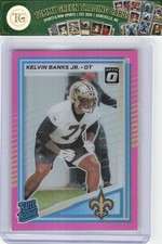 2025 Donruss #372 Kelvin Banks Jr. Press Proofs Pink