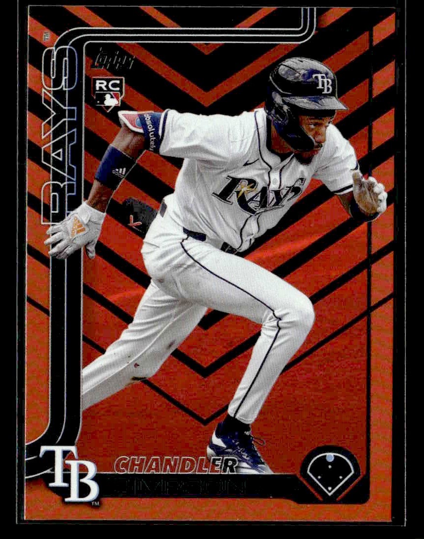 2025 Topps Update - Holiday - #US277 Chandler Simpson - RC - Tampa Bay Rays