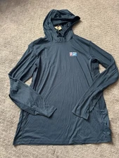 Pelagic Men’s Vaportek Hooded Reel Flag Long Sleeve Shirt Size M $70