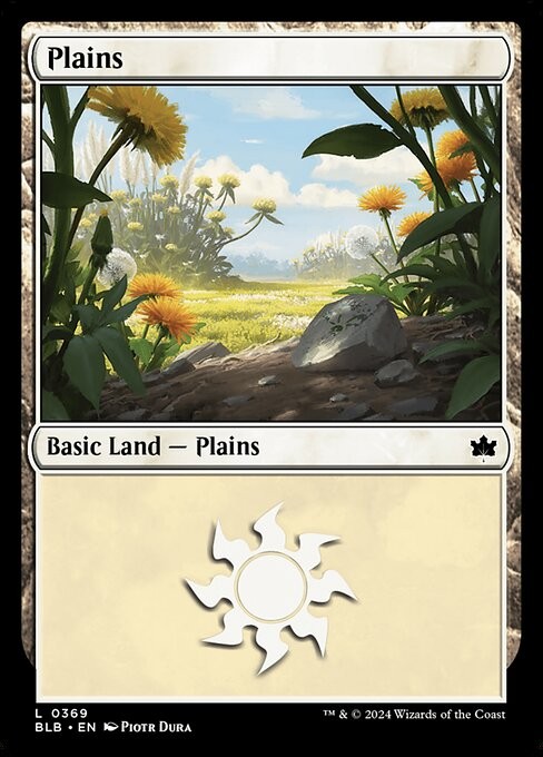 Plains (0369) - 369 - NM - BLB - MTG Magic the Gathering