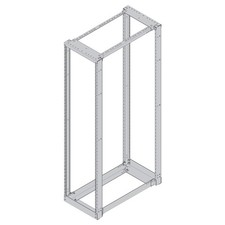B-LINE SYSTEMS SB837096CFB 4-POST ADJUSTABLE DEPTH EQUIPMENT RACK, 96"