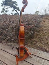 Good Sounding 16.5 inch Handmade Viola Nice Flamed with Case Bow DDP to USA 