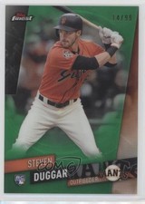 2019 Topps Finest Green Refractor 14/99 Steven Duggar #8 0en