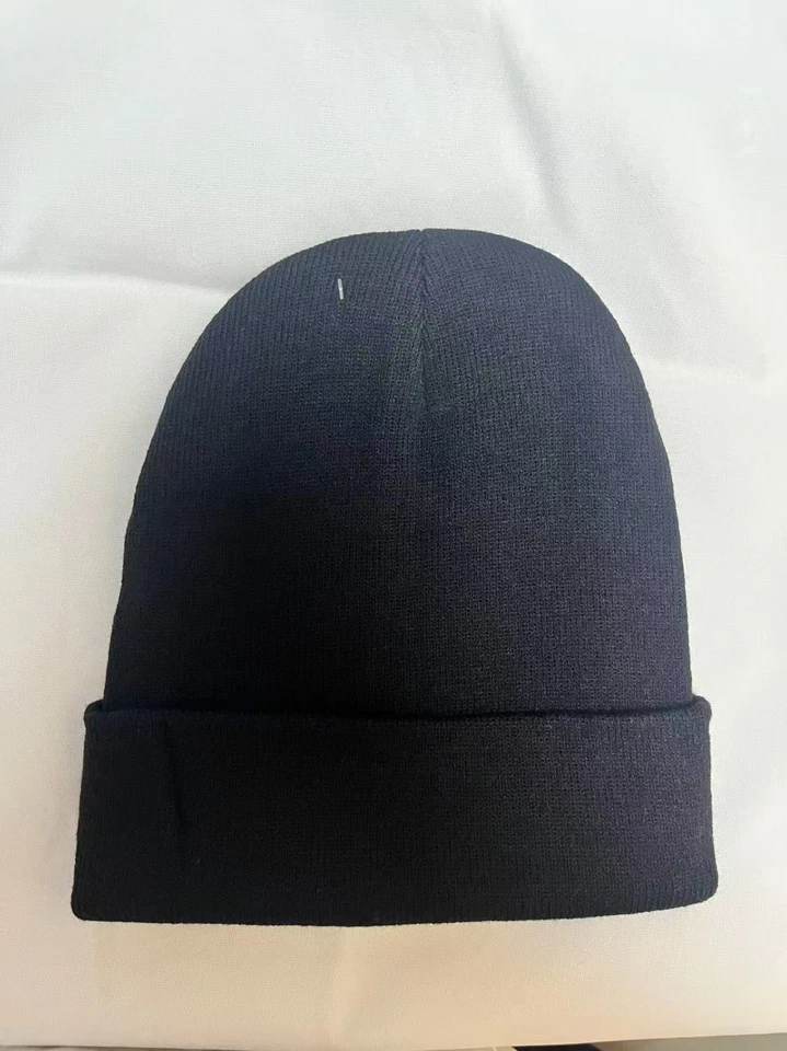 Jordan красный логотип унисекс взрослых зимняя шапка-бини открытый эластичность вязаная шляпа черный - Изображение 2 из 2