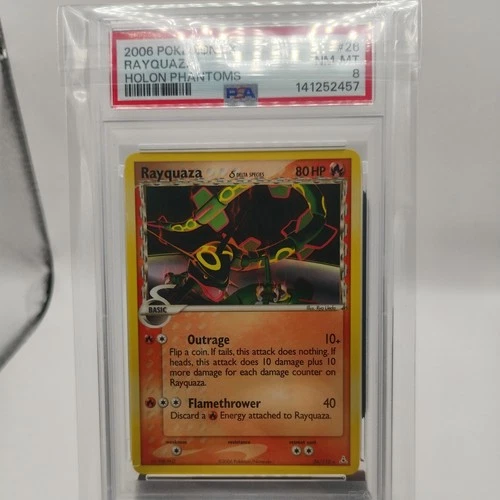 Rayquaza - (Delta Species) 26/110 Holon Phantoms Regular PSA 8