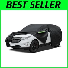 Premium Heavy-Duty SUV Cover with Reflective Strips and Winter Protection – 181"