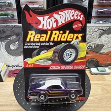 2007 Hot Wheels Real Riders , Series 7 , Custom '69 Dodge Charger ,# 04155/7500