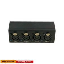 ARTNET MINI RDM 4-Port Output DMX512 Controller 2048CH Artnet to DMX Adapter LED