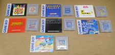 Nintendo GameBoy Game Lot x7 Tetris QBillion Revenge Gator Tessarae w/ Manuals