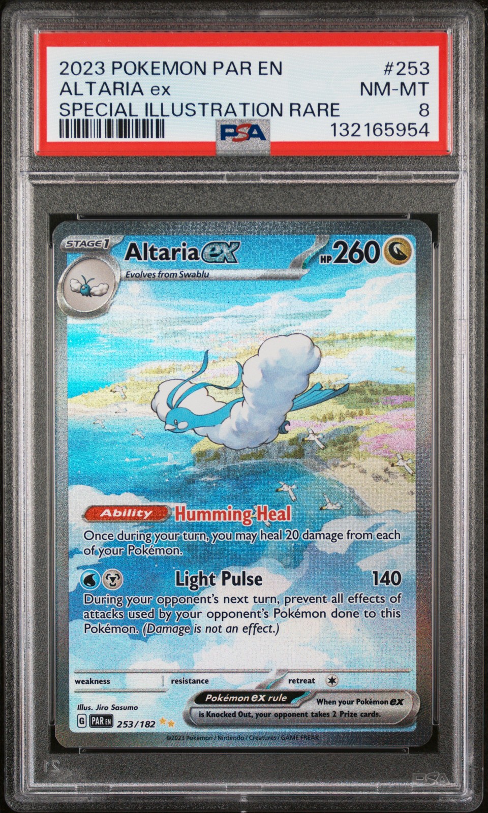 Altaria EX 253/182 Special Illustration Rare Pokemon PSA 8 *954
