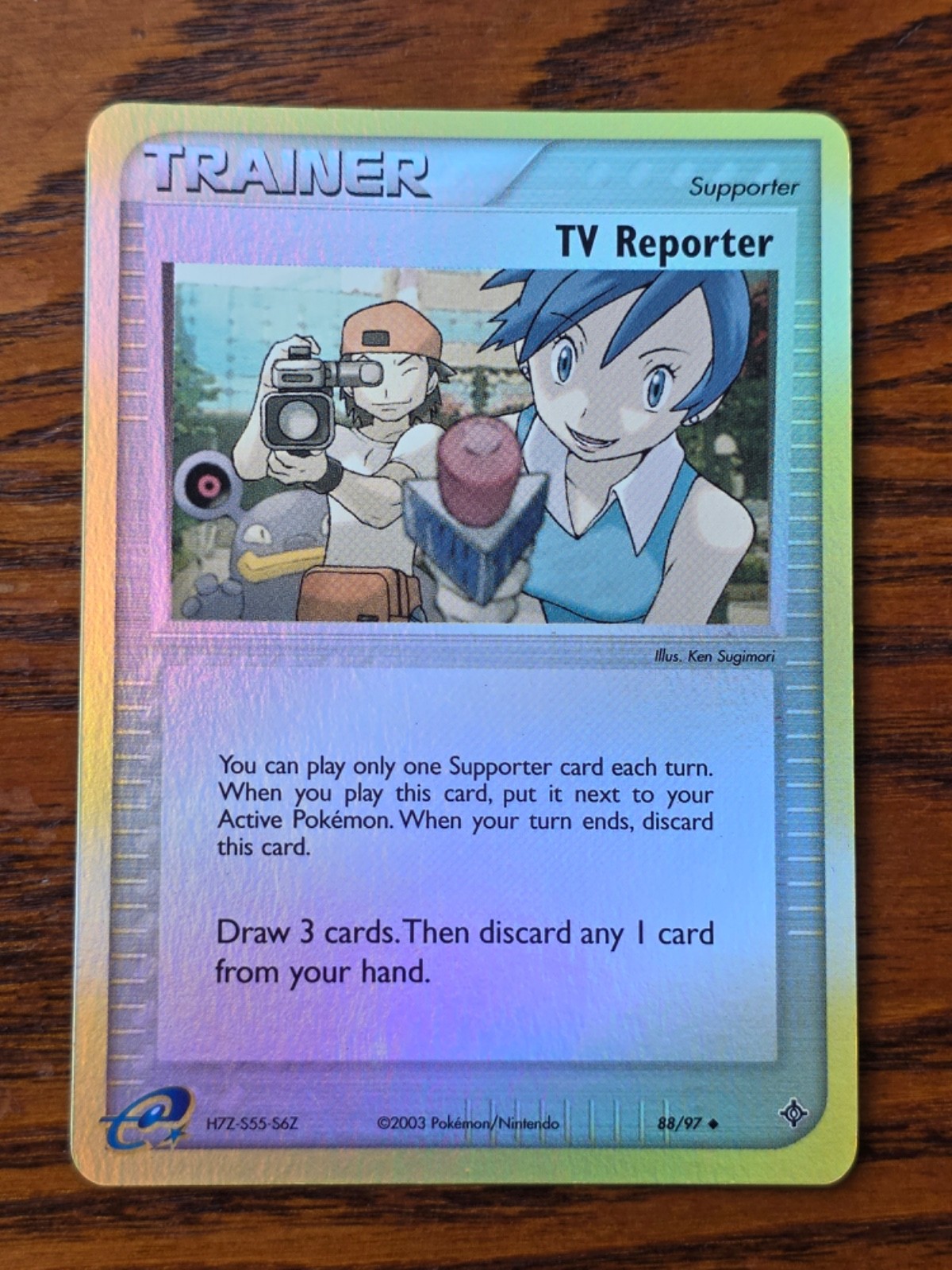 TV Reporter Reverse Holo - Pokemon EX Dragon 88/97 - The fabled forgotten card!