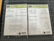 Stampin Up! Briefmarken "BESONDERE FEIER" (1 & 2) 14er Set