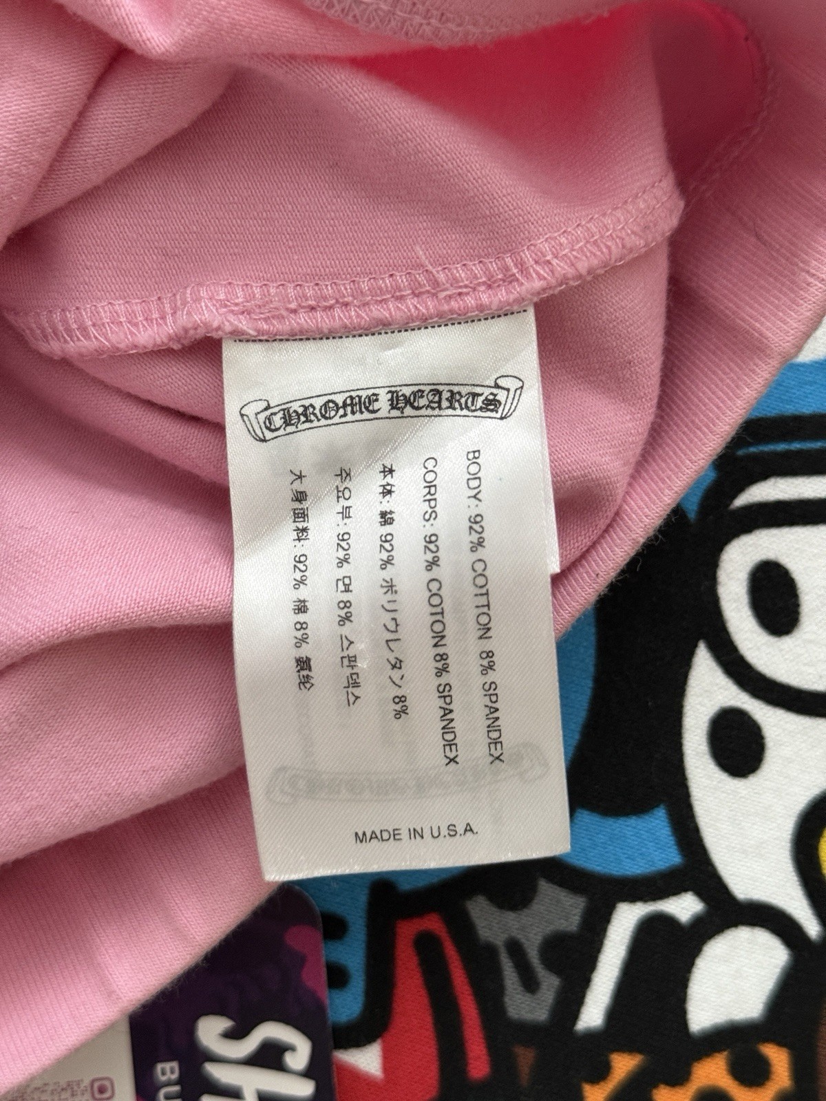 Chrome Hearts Pink Matty Boy Biker Shorts image 7