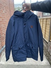 Fred Perry Parka Coat Size Small Fits A Medium