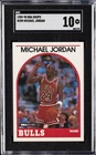 1989-90 NBA HOOPS #200 MICHAEL JORDAN SGC 10 GM