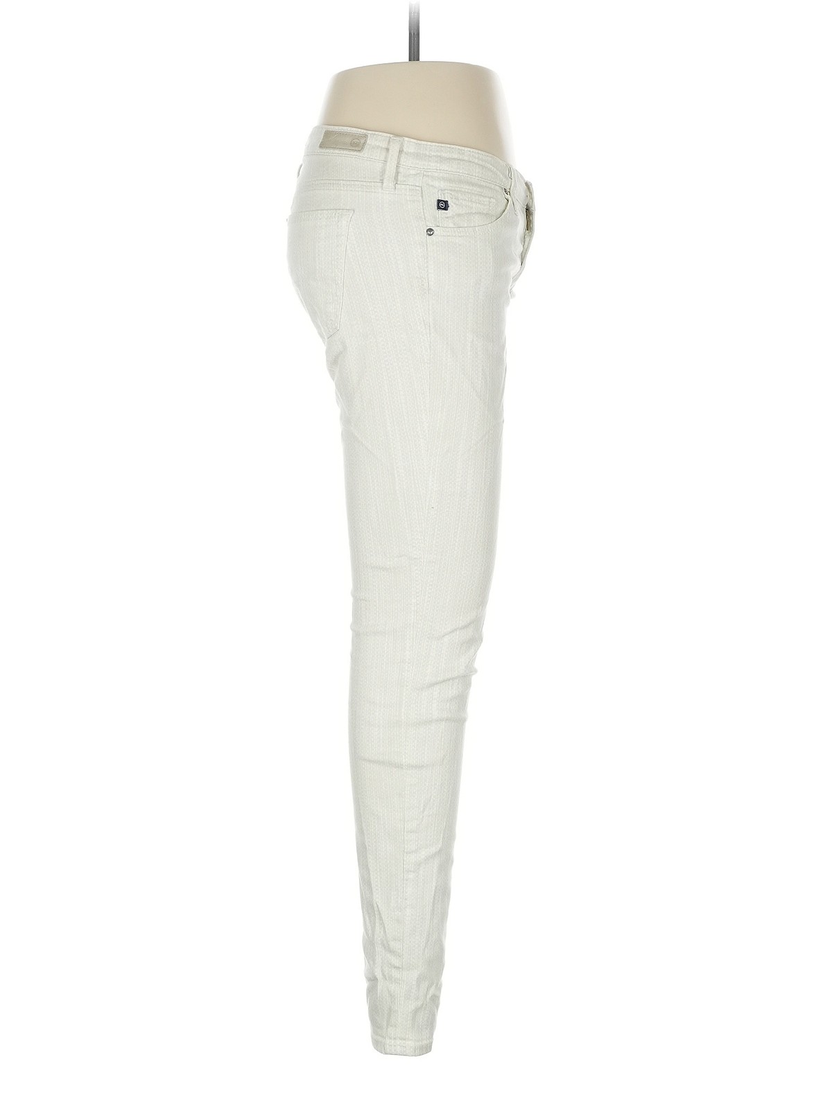 Adriano Goldschmied Women Ivory Jeans 28W thumbnail 3