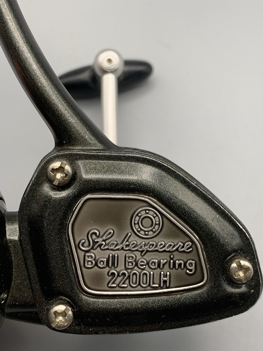 Shakespeare シェークスピア2200LH Vintage Left Handed Shakespeare 2200LH Spin Fishing Reel in Black