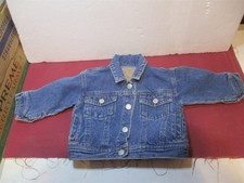 Gap Denim Oshkosh 6-12 Mnths Destressed Denim Jacket Baby Toddler Kids Clothing