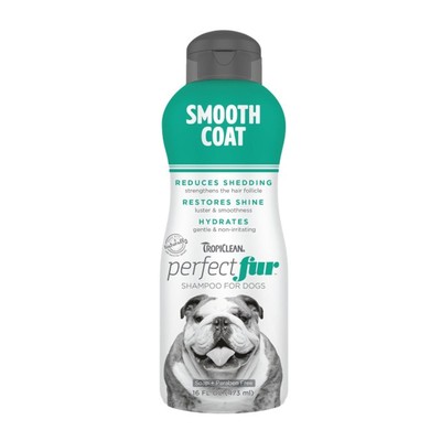 TropiClean Glatt Mantel Hund Shampoo Reduzieren Abbau Stellt Glanz Hydrate