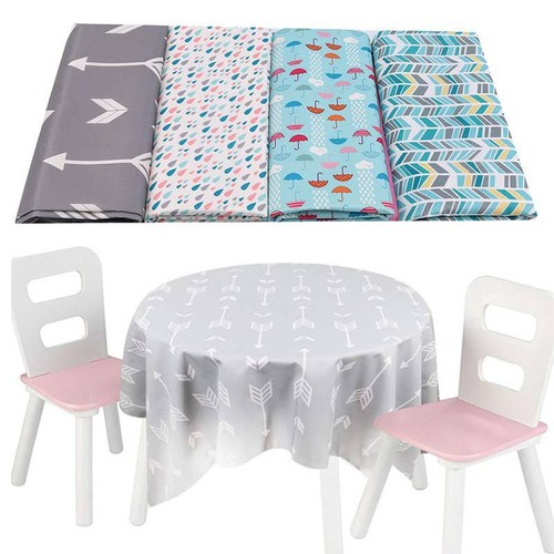 Kids Non Slip Game Rug Printed Tablecloth Cover Baby High Chair Floor