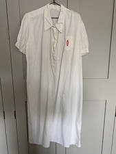 1930?s/40?s White Uniform Dress Tunic Hospital Orderly Dentist etc Reenactor