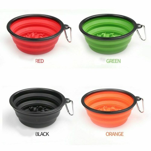 Dog Collapsible Bowl Slow Food Feeder Pet Cat - Available in 2 Sizes -1024 sold - Picture 3 of 7