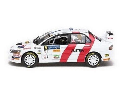 1/43 Vitesse 43413 L/E Mitsubishi Lancer Evo lX 2009 Mexico #9 Stohl & Minor - Image 3 of 4