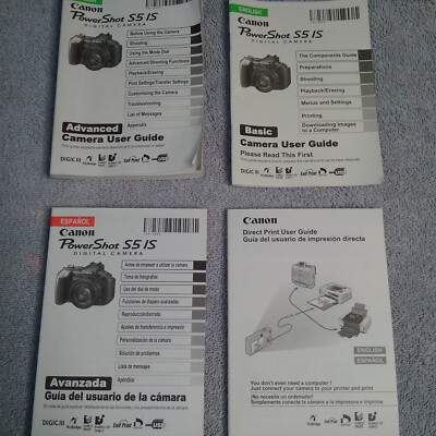 Canon PowerShot S5 IS | All original accessories WITH carrying