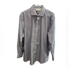 Michael by Michael Kors Men  s Dress Shirt Neck Size 17