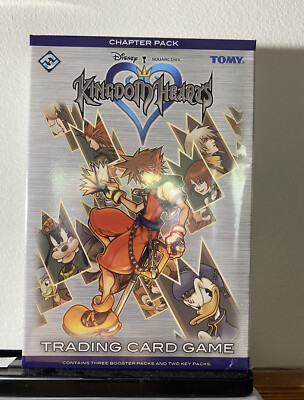 New Sealed Disney Kingdom Hearts CoM Chapter Pack Cards 3 Boosters + 2 Key Packs