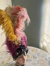 Vintage Showgirl Circus Headpiece Hat