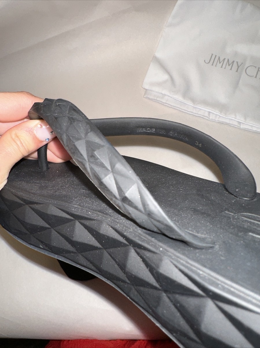 Jimmy Choo Women's Diamond Flip-Flop Rubber Size EU 34 | eBay
