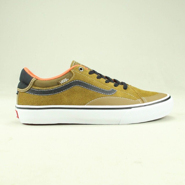 grey and brown vans