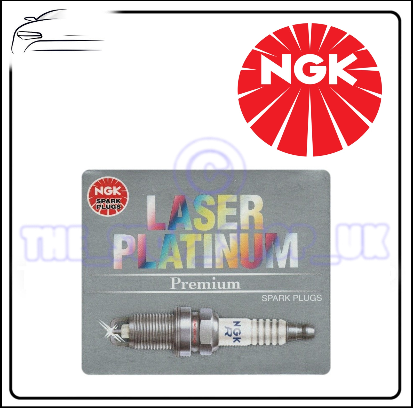 NGK SPARK PLUG to fit FORD MONDEO MK3 01- 1.8 X4 LASER PLATINUM PLUGS S7569