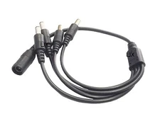 CCTV Security Camera 1 to 4 Port Power Splitter Cable Pigtails 12V DC  