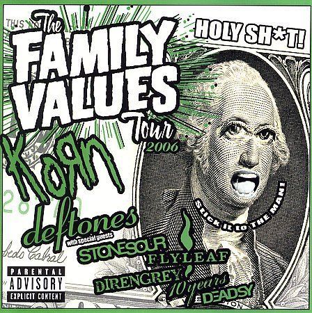 Family Values Tour 2006 [PA] by Various Artists (CD, Dec-2006