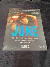 JUNE: THE STORY OF JUNE CARTER CASH 2025 Grammy ad for Best Music Film