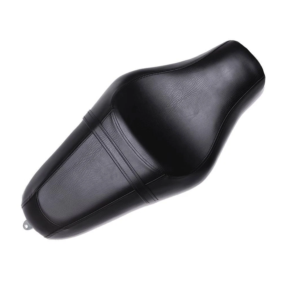 Passenger Driver Two Up Seat Leather For Harley Davidson Sportster XL 883 1200 Q - Image 4 of 4