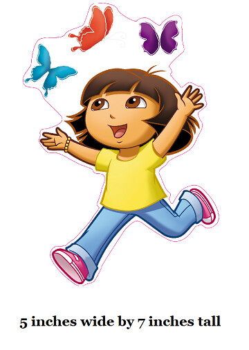 9 STYLES Dora the Explorer Wall Decal Sticker Girls Room Decor Art