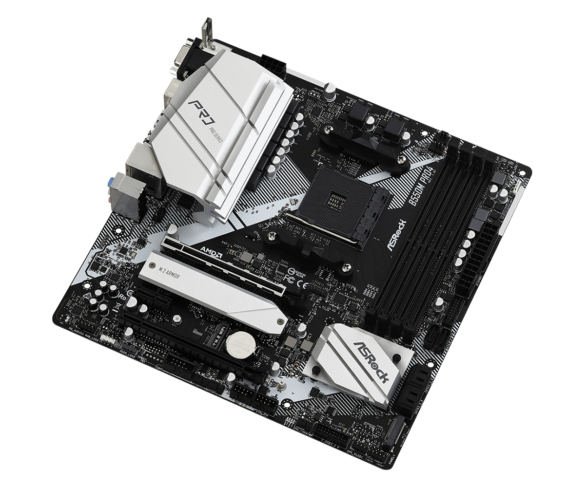 For ASROCK B550M PRO4 Motherboard AMD AM4 DDR4 M-ATX Mainboard | eBay