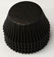 50 Black Cupcake Liners Baking Cups STANDARD SIZE BC-38-50 NEW
